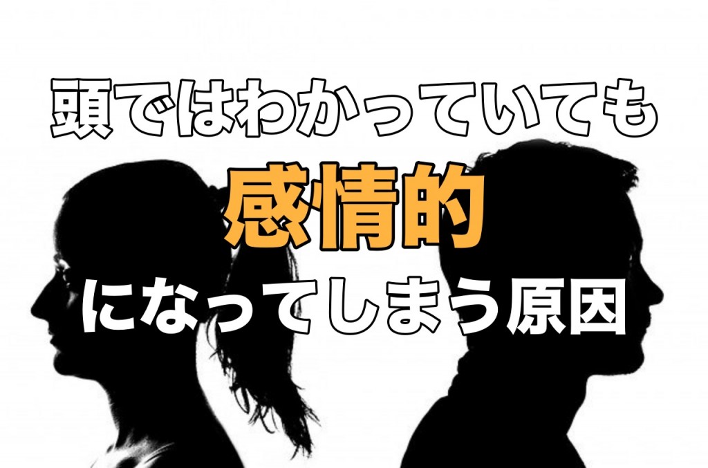 頭ではわかっているけど、ついつい感情的になってしまう原因